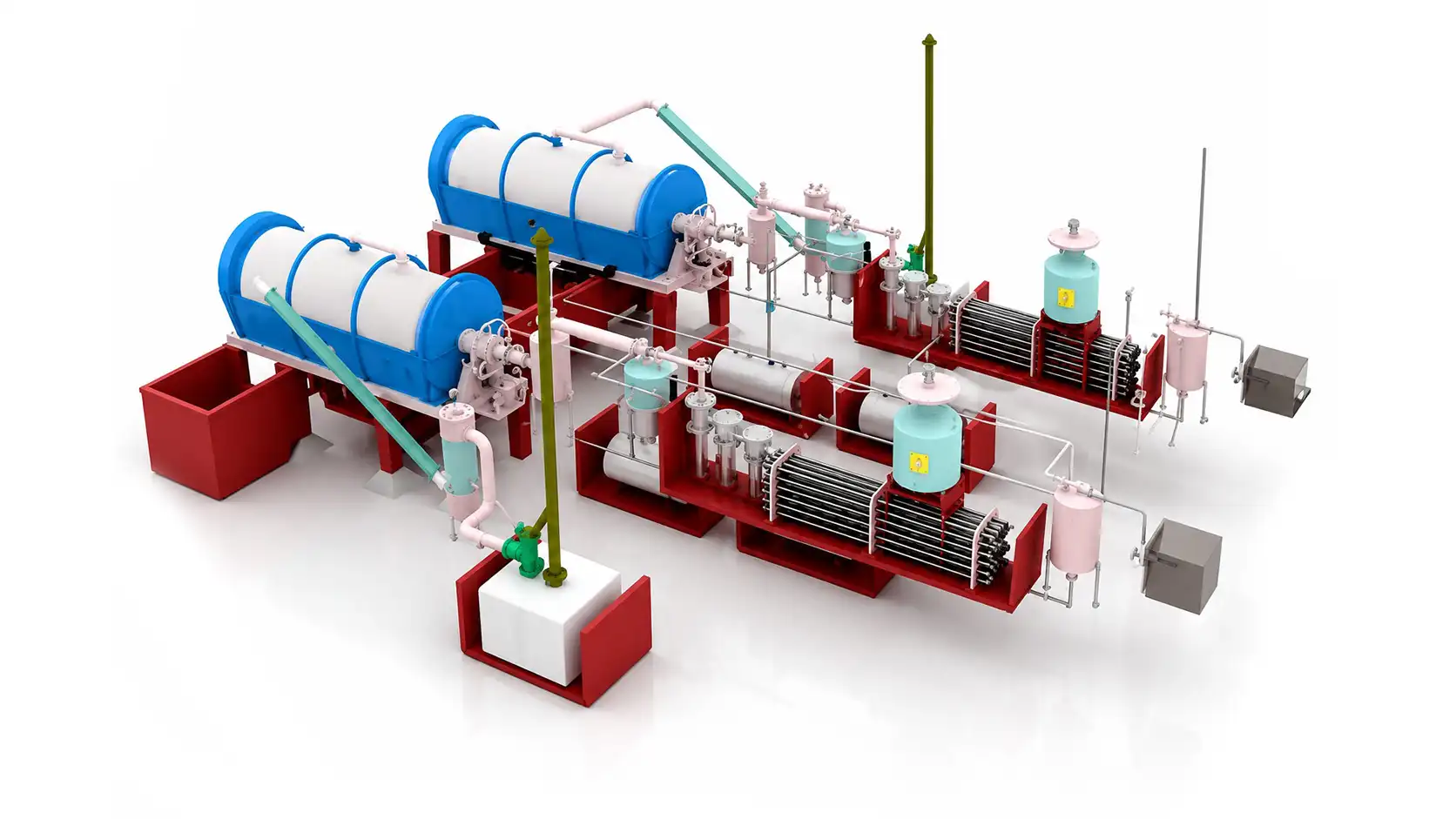 Tyre Pyrolysis Plant